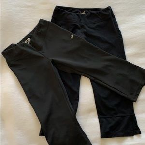 Lot of 2 workout capris